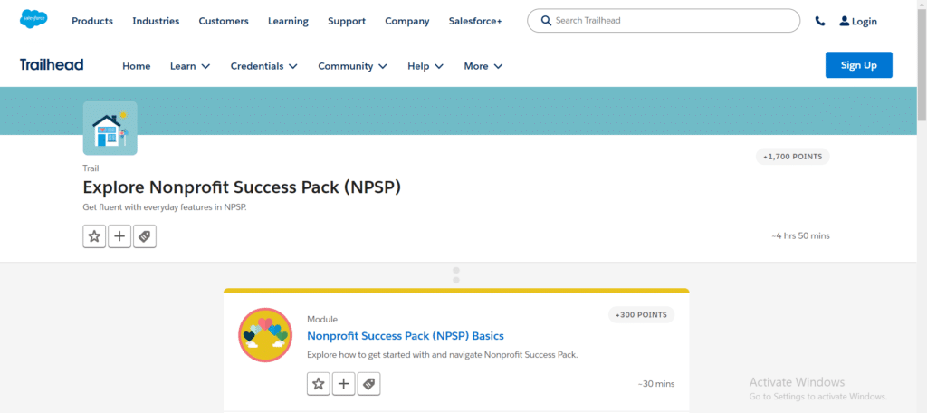 Salesforce NPSP