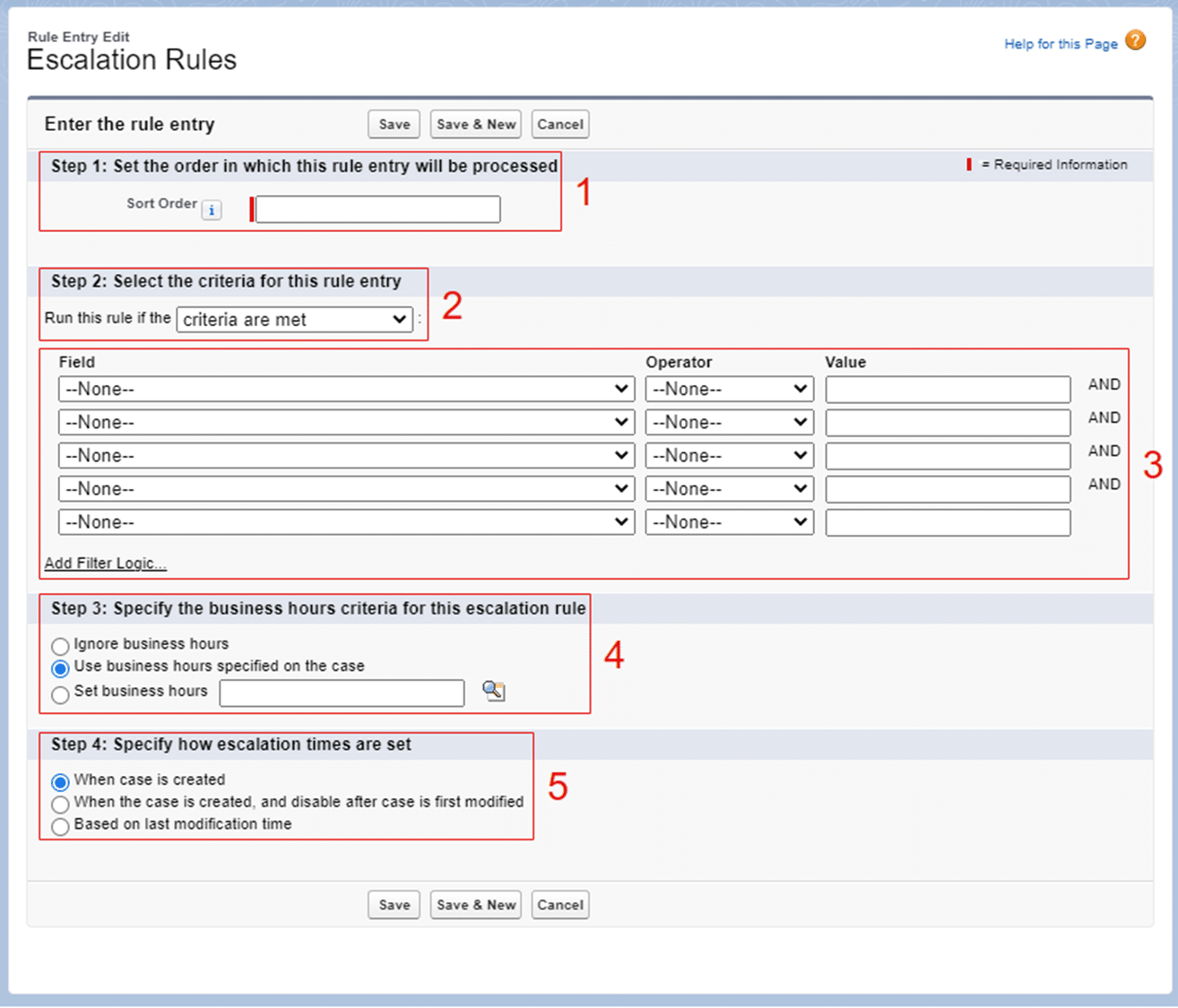 difference between assignment and escalation rules in salesforce