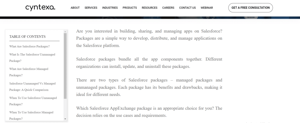 Salesforce Packages