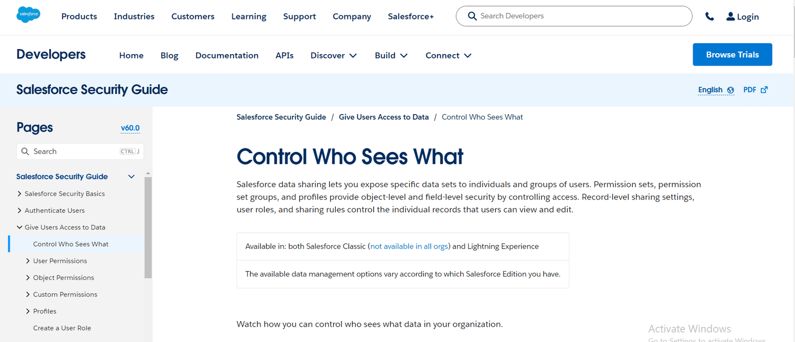 Who Sees What Salesforce: 1st Understanding Salesforce Access Control ...